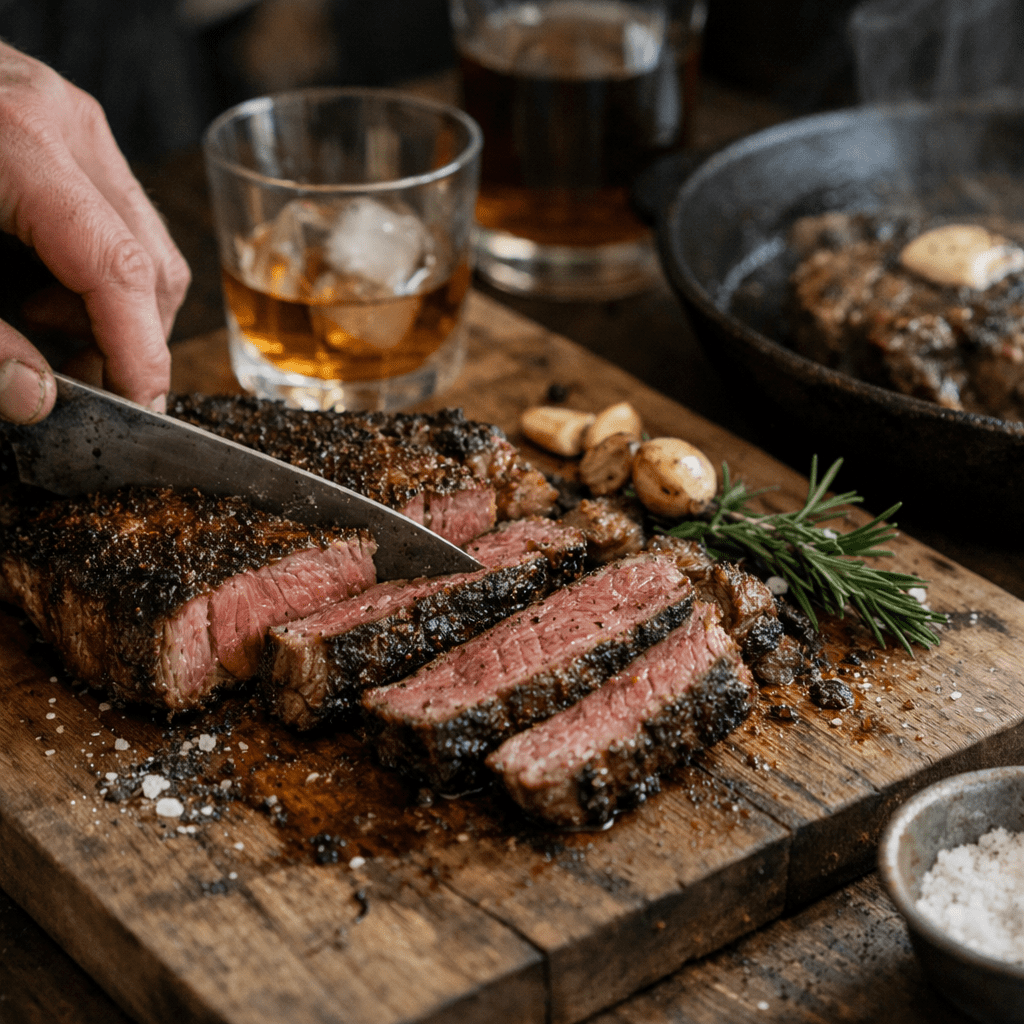 Dry Aged Whiskey Steak Recipe